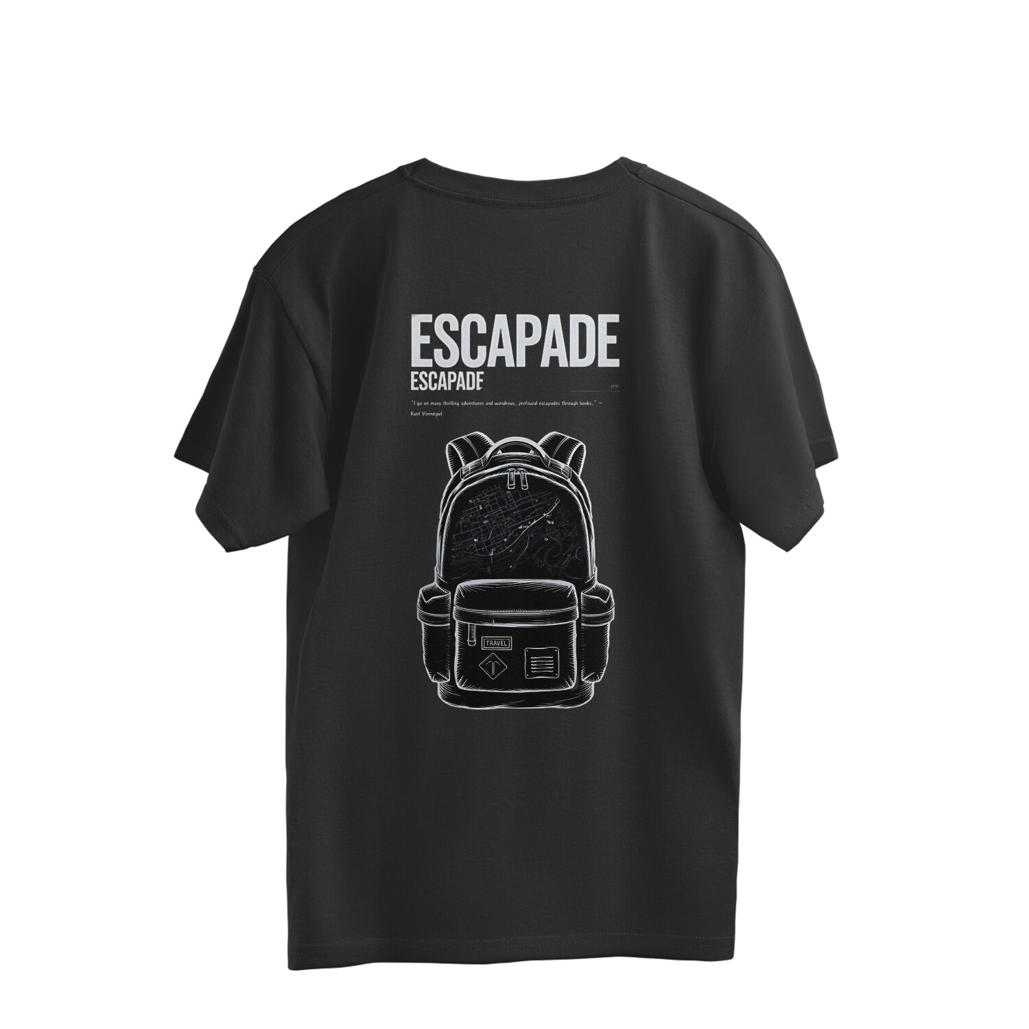 Oversized unisex T-shirt with iconic minimalist designs blending classic style and timeless trends.